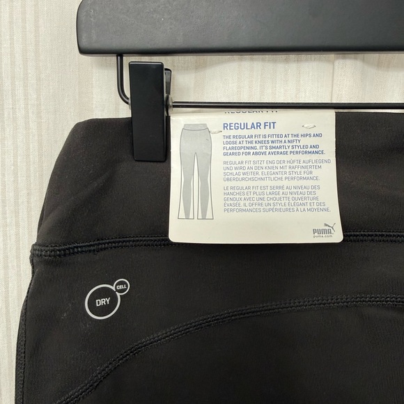 NWT Black Puma DryCell Regular Fit Flare Yoga Leggings - Picture 4 of 5